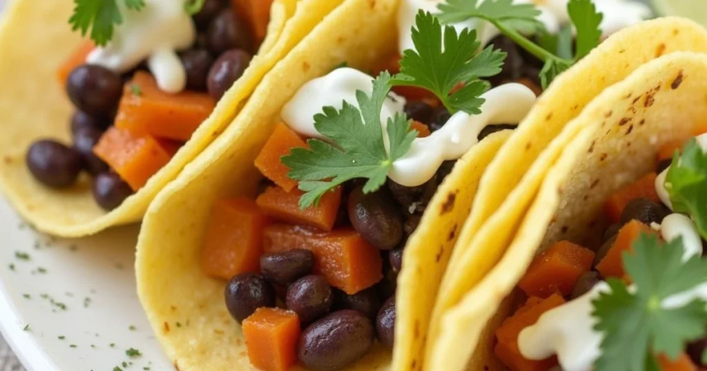 Sweet Potato & Black Bean Tacos