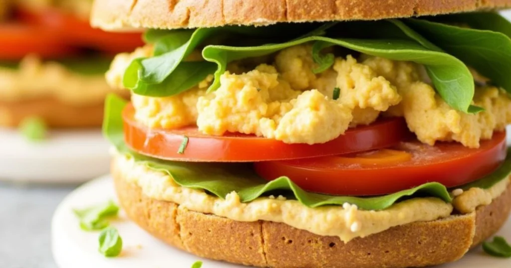 Gluten Free Hummus & Veggie Sandwich