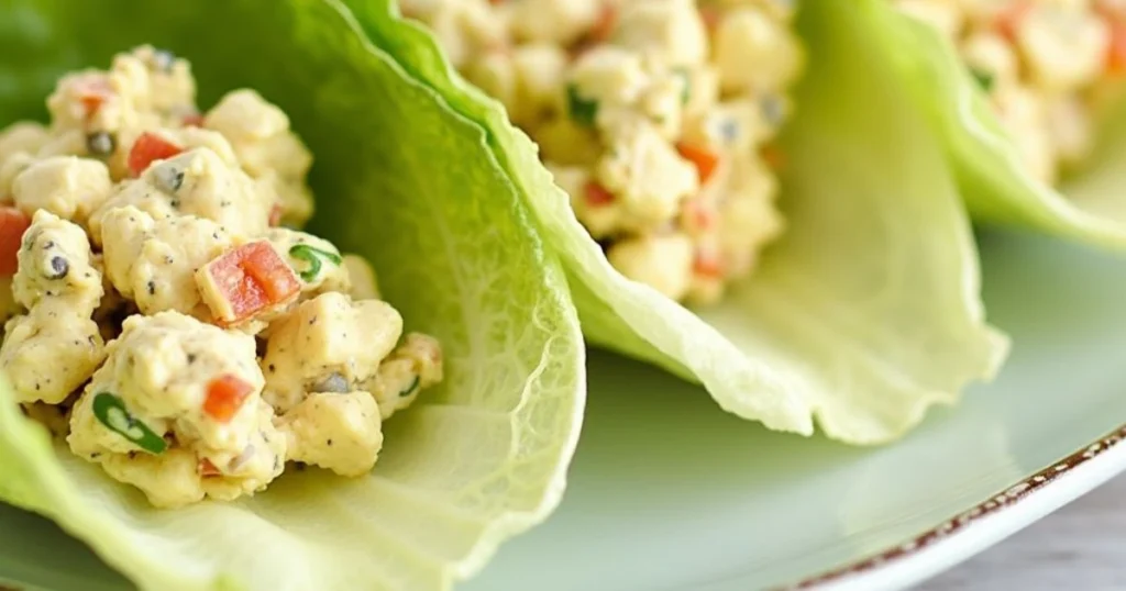 Egg Salad Lettuce Wraps