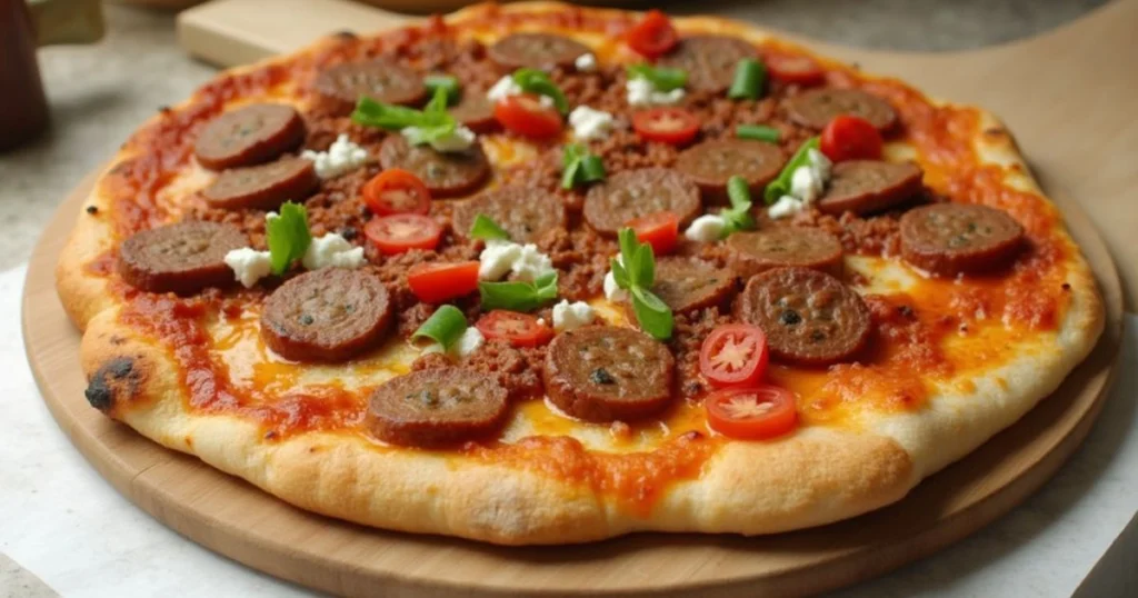 Sausage Pizza with Ground Italian Sausage