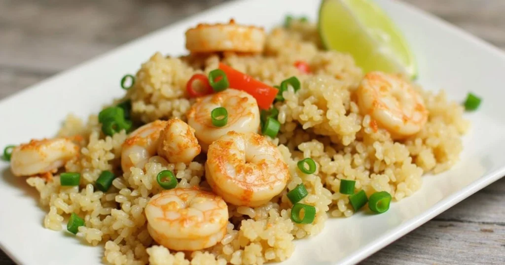 Cauliflower Fried Rice with Shrimp