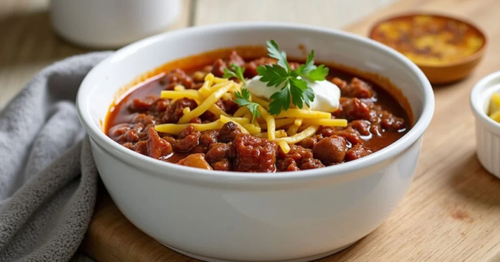 Venison Chili for a Crowd