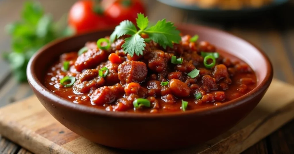 Sweet and Spicy Venison Chili