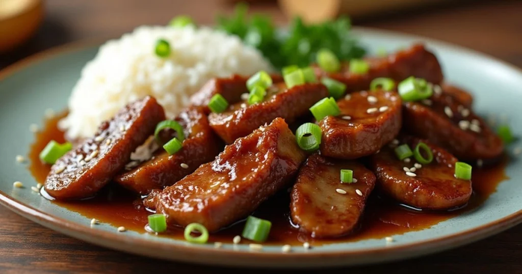 Honey Garlic Venison